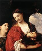 TIZIANO Vecellio Judith with the Head of Holofernes qrt USA oil painting artist